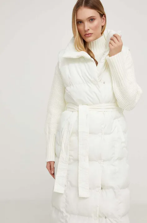 Безрукавка Answear Lab жіночий колір білий зимовий