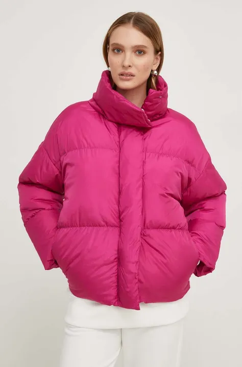 Куртка Answear Lab жіноча колір рожевий зимова oversize