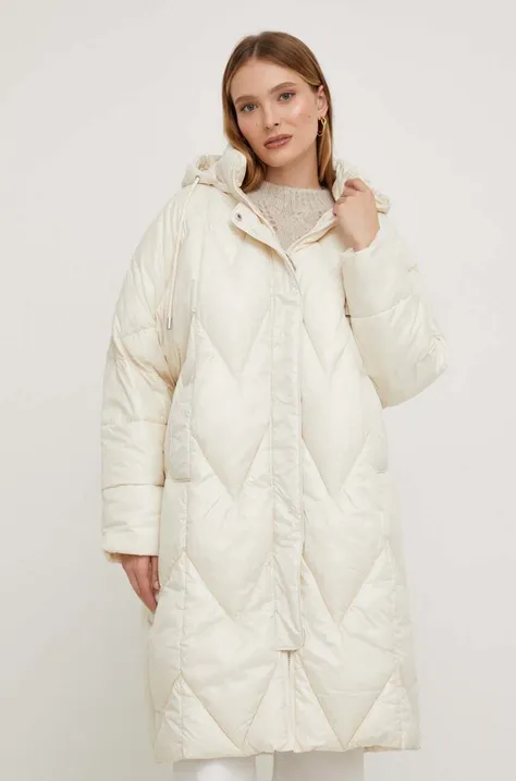 Куртка Answear Lab жіноча колір білий зимова oversize