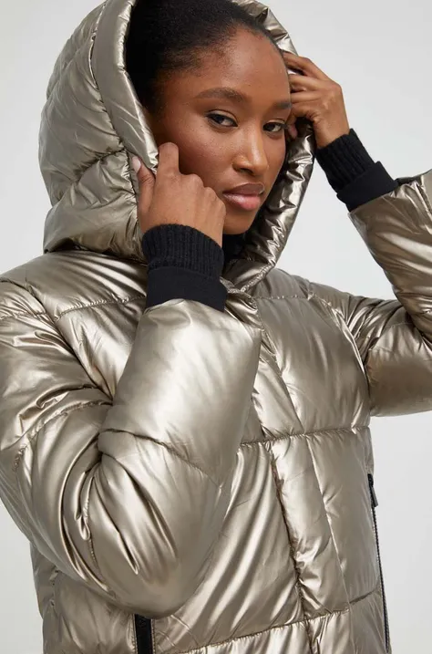 Куртка Answear Lab жіноча колір золотий зимова
