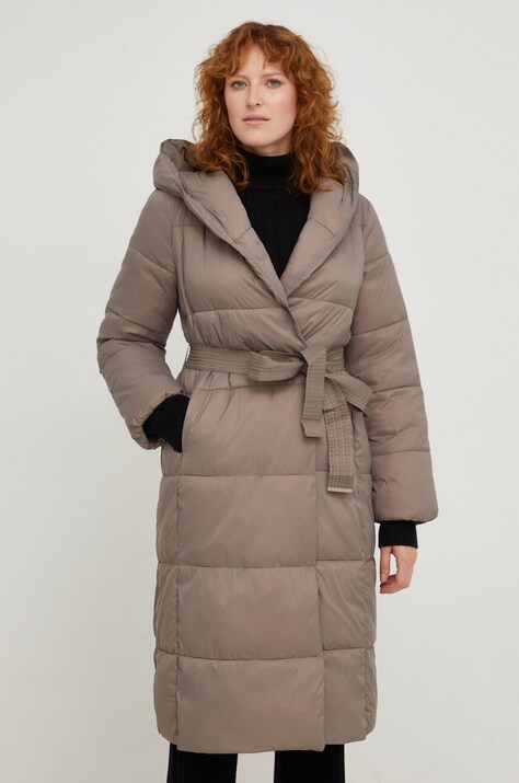 Яке Answear.LAB в бежово зимен модел