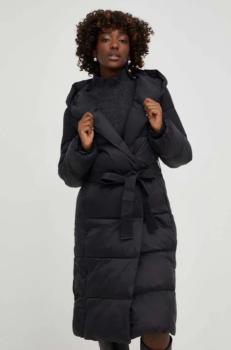 Jakna Answear Lab za žene, boja: crna, za zimu