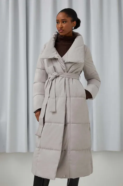 Куртка Answear Lab женская цвет бежевый зимняя