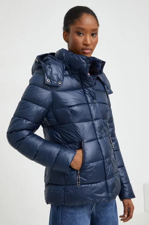 Куртка Answear Lab жіноча колір синій зимова