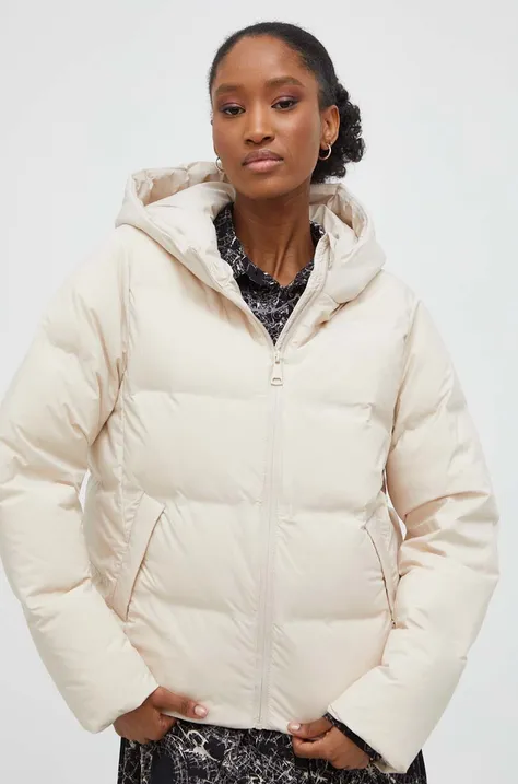 Пухова куртка Answear Lab жіноча колір бежевий зимова