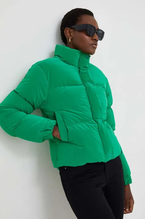 Μπουφάν Answear Lab χρώμα: πράσινο