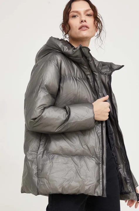 Куртка Answear Lab жіноча колір срібний зимова