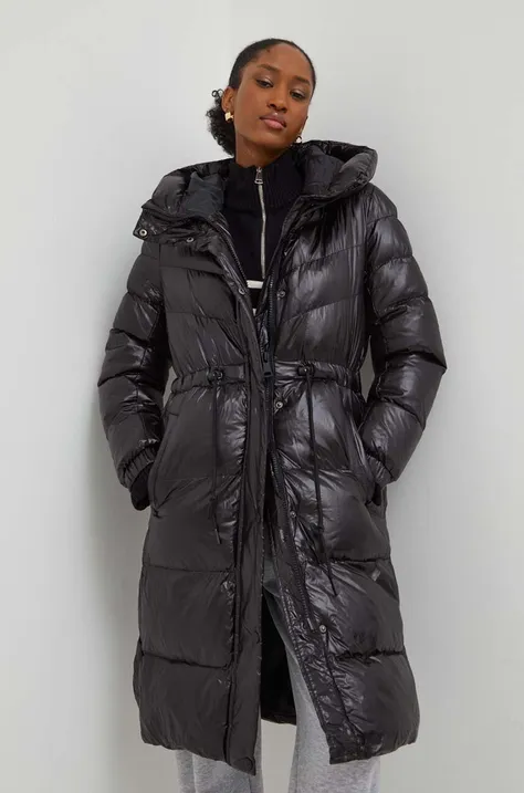 Answear Lab rövid kabát női, fekete, téli