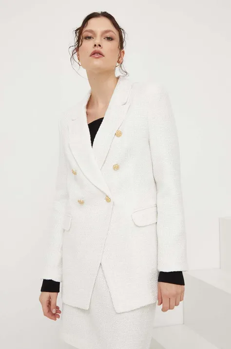 Σακάκι Answear Lab χρώμα: άσπρο