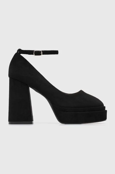Туфлі Answear Lab X Лімітована колекція NO SHAME колір чорний каблук блок