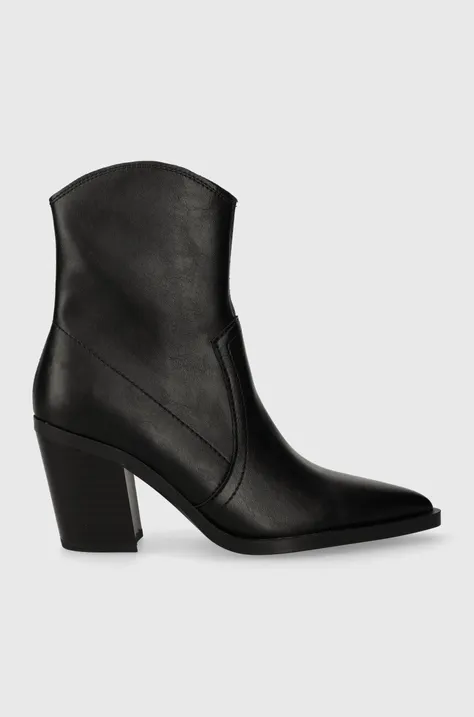 Καουμπόικες μπότες Answear Lab γυναικεία, χρώμα: μαύρο
