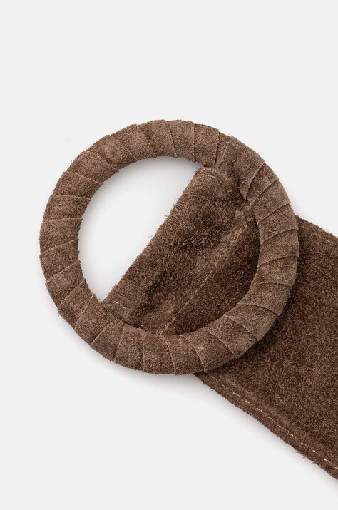 Answear.LAB cintura in pelle scamosciata colore marrone