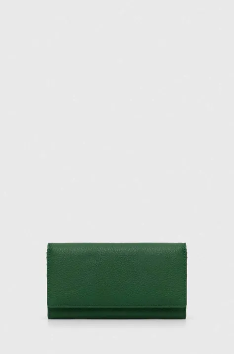 Δερμάτινο πορτοφόλι Answear Lab γυναικεία, χρώμα: πράσινο