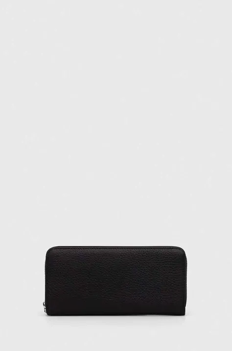 Δερμάτινο πορτοφόλι Answear Lab γυναικεία, χρώμα: μαύρο