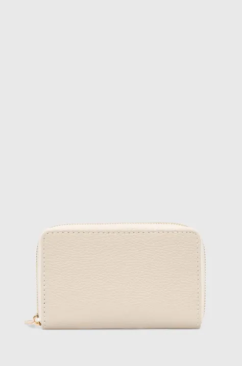 Kožená peňaženka Answear Lab dámsky, béžová farba