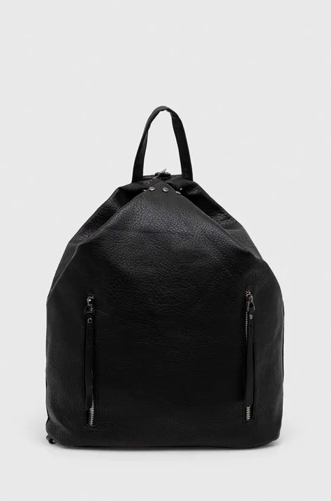 Answear Lab plecak X kolekcja limitowana NO SHAME damski kolor czarny duży z aplikacją
