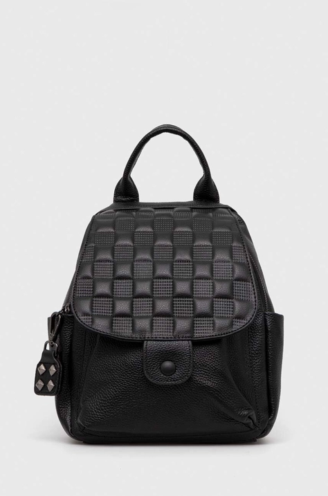 Answear Lab rucsac femei, culoarea negru, mic, neted