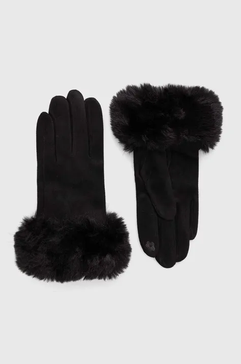 Answear Lab rękawiczki damskie kolor czarny