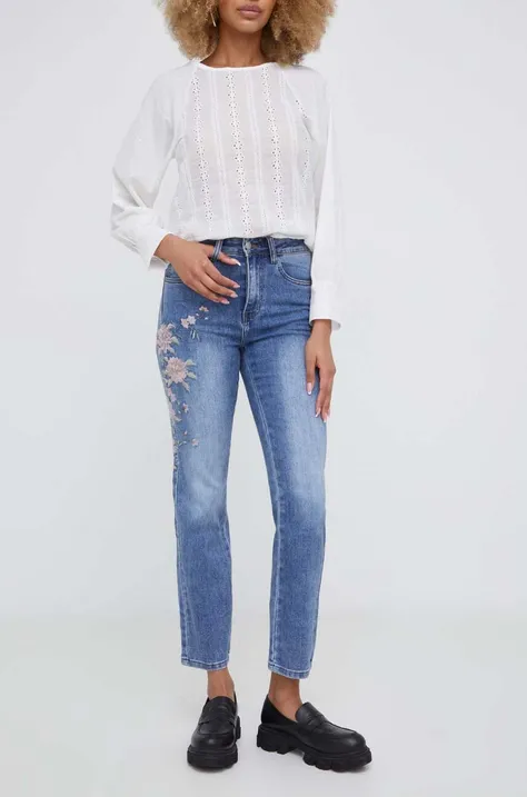 Answear Lab jeansy kolekcja limitowana BE SHERO damskie high waist