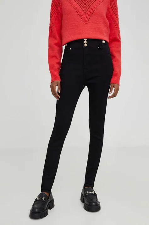 Answear Lab jeansy damskie kolor czarny