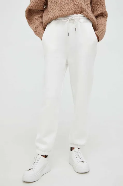 Παντελόνι φόρμας Answear Lab χρώμα: άσπρο