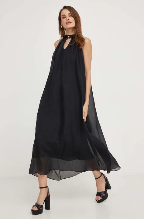 Платье Answear Lab цвет чёрный maxi прямая