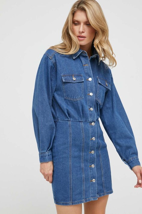 Džínové šaty Answear.LAB PREMIUM DENIM mini