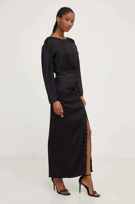 Платье Answear Lab цвет чёрный maxi прямая