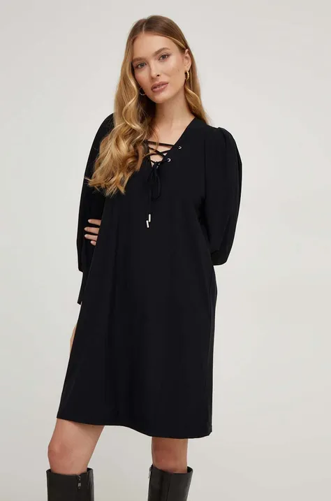 Сукня Answear Lab колір чорний mini пряма