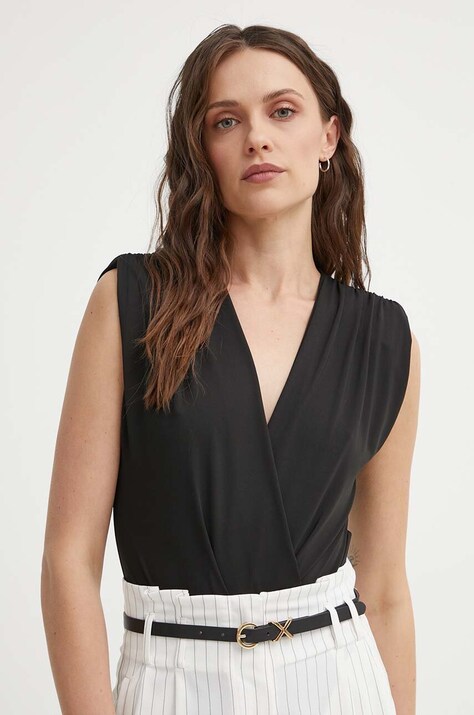 Answear Lab body femei, culoarea negru, neted