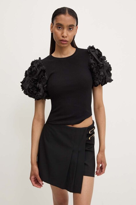 Answear Lab bluza femei, culoarea negru, neted