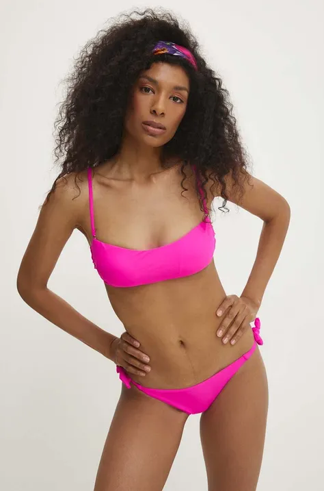 Bikini top Answear Lab χρώμα: ροζ