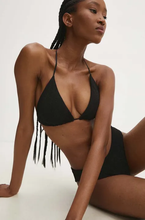 Bikini top Answear Lab χρώμα: μαύρο