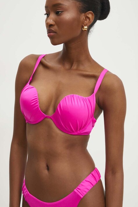 Bikini top Answear Lab χρώμα: ροζ