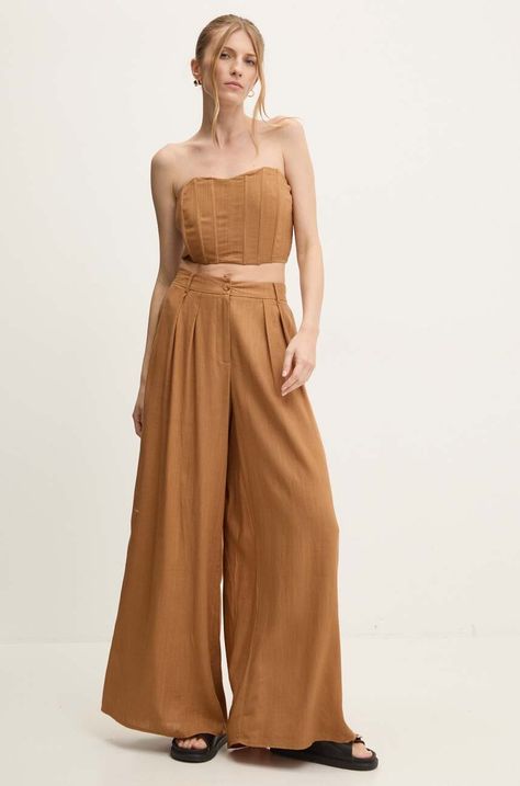 Комплект Answear.LAB женский цвет коричневый