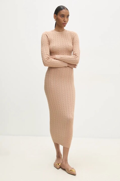Svetr a sukně Answear.LAB béžová barva