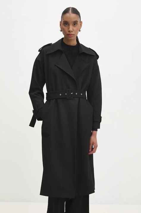 Answear Lab cappotto donna colore nero