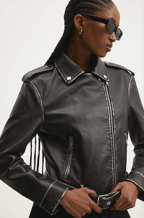 Куртка Answear.LAB женская цвет чёрный переходная