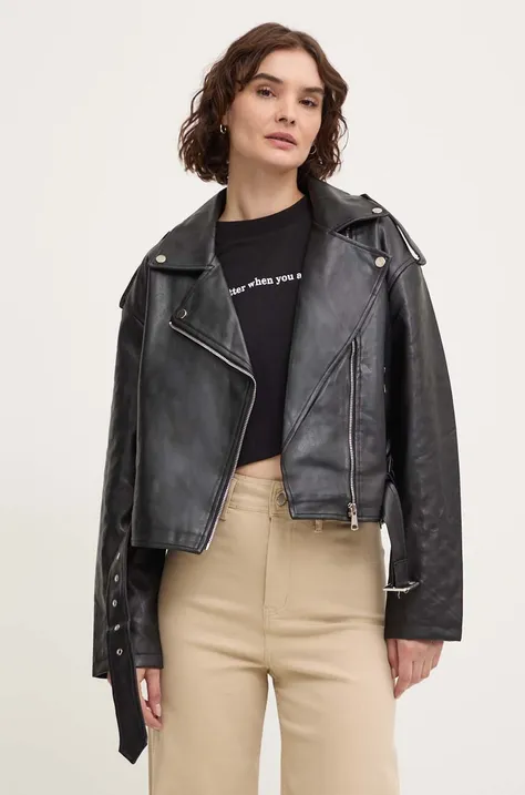 Answear Lab giacca da motociclista donna colore nero