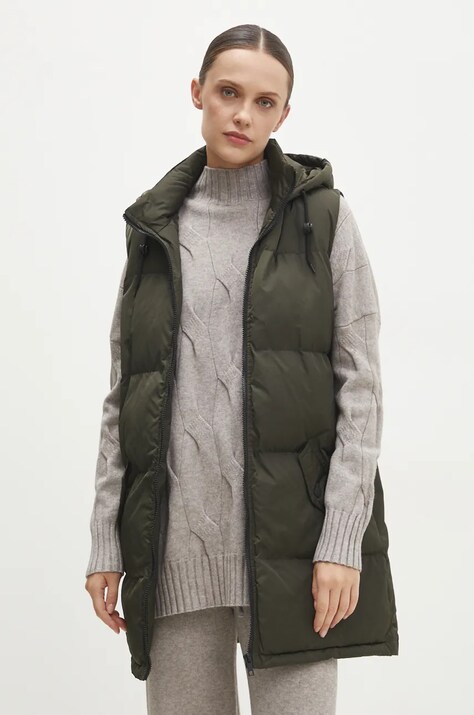 Αμάνικο μπουφάν Answear.LAB χρώμα: πράσινο