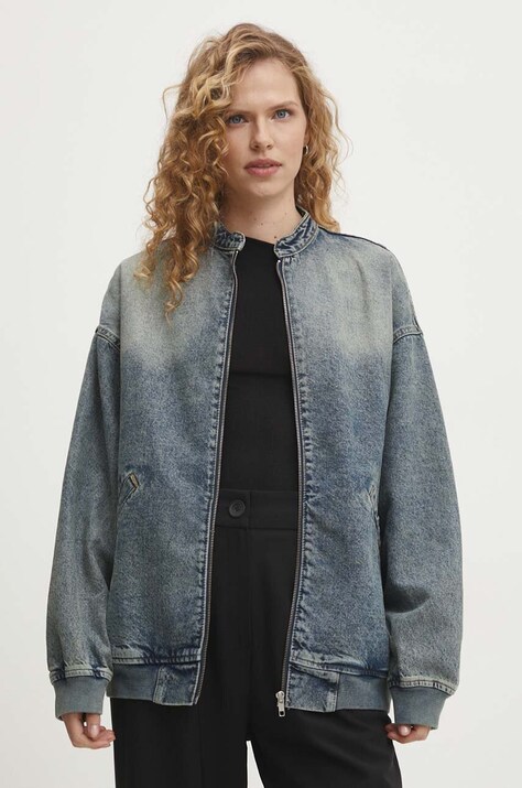 Answear Lab geacă din denim femei, de tranziție