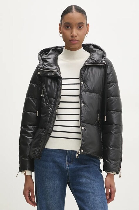 Answear Lab geaca femei, culoarea negru, de iarna