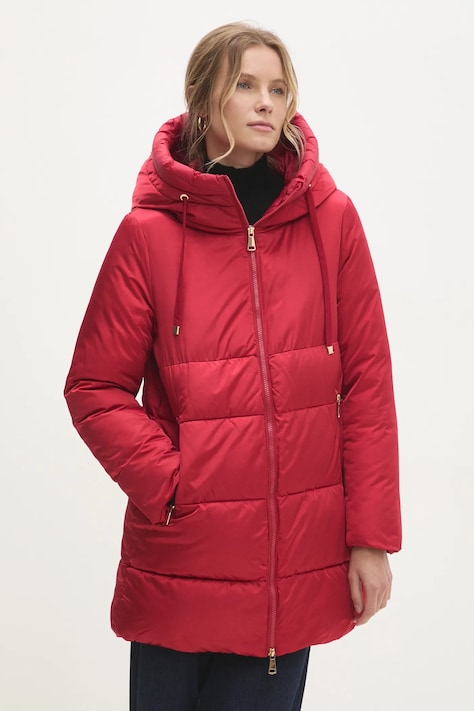 Яке Answear.LAB в червено зимен модел