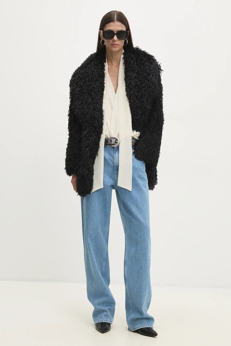 Answear Lab cappotto donna colore nero