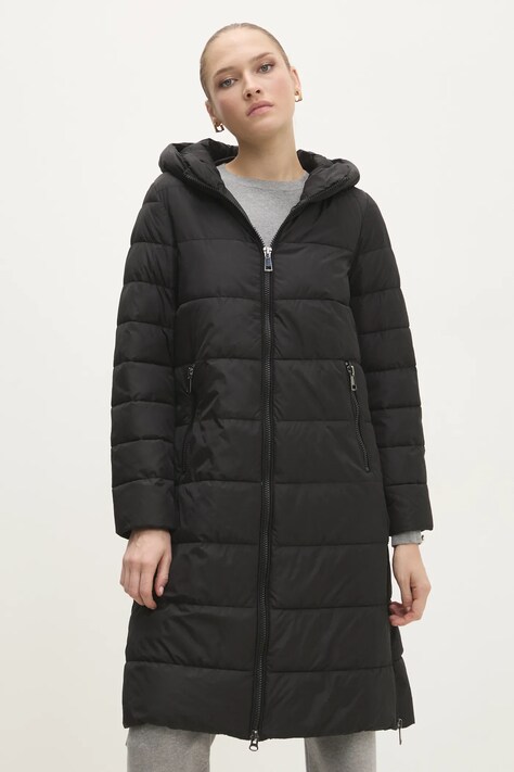 Answear Lab geaca femei, culoarea negru, de iarna