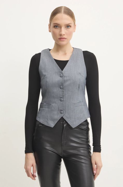 Answear Lab gilet colore grigio