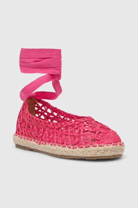 Answear.LAB espadryle kolor różowy
