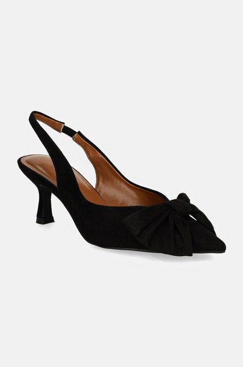 Answear Lab pantofi cu toc culoarea negru