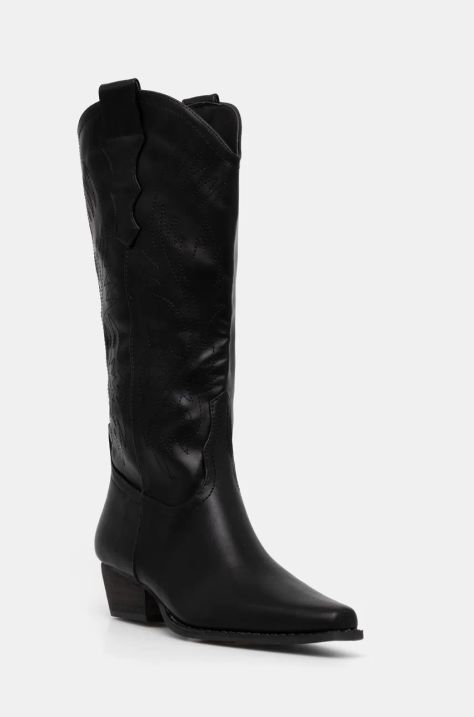 Answear Lab scarpe da cowboy donna colore nero