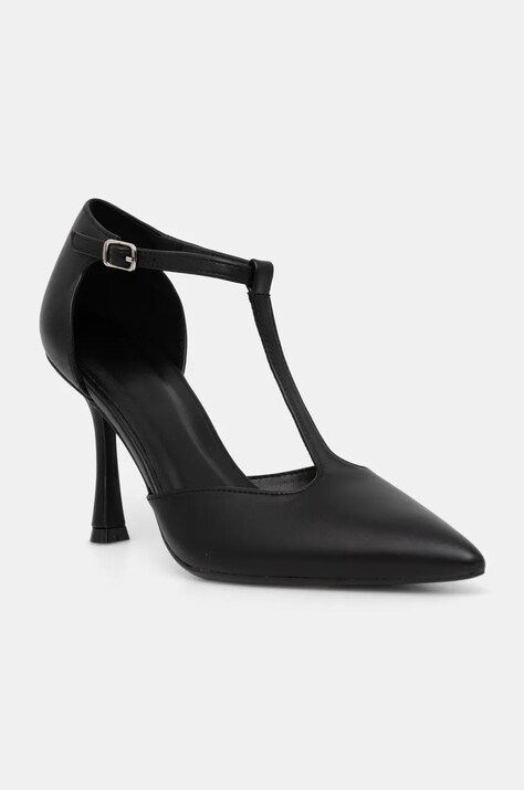 Answear Lab pantofi cu toc culoarea negru